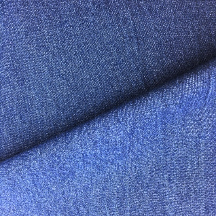 8 Ounce Washed Denim MID BLUE